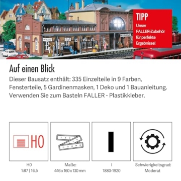Faller 110115 H0 Bahnhof Mittelstadt, Verschieden - 4