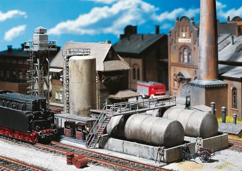 FALLER 120157 - Öllager mit Dieseltankstelle und Ölkran, Divers - 2