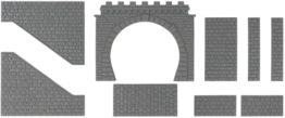 FALLER 120578 - Tunnelportal, 2-gleisig - Spurweite H0 - 1