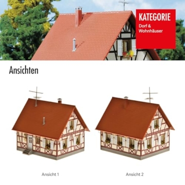 FALLER 130222 - Fachwerkhaus, 13.8 x 8.8 x 18.2 cm - 6