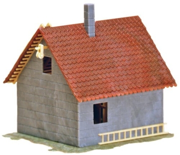 FALLER 130246 - Haus im Bau, 80 x 75 x 65 mm, Grau, Braun, Hellgelb - 2
