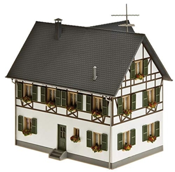 FALLER 130259 - Fachwerk-Zweifamilienhaus, Grau, Weiß, - 5