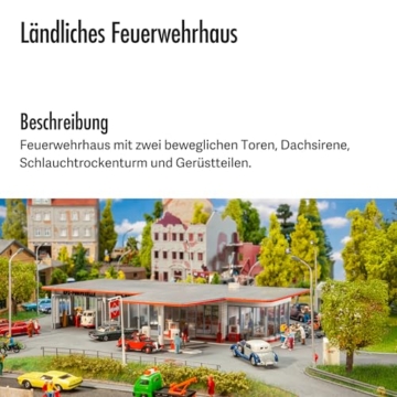 FALLER 130268 - Ländliches Feuerwehrhaus, 13.9 x 3.7 x 22.4 cm - 3