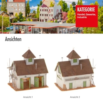 FALLER 130268 - Ländliches Feuerwehrhaus, 13.9 x 3.7 x 22.4 cm - 5