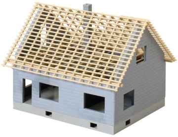 FALLER 130303 - Einfamilienhaus im Bau, 18.6 x 5.2 x 27.8 cm - 2