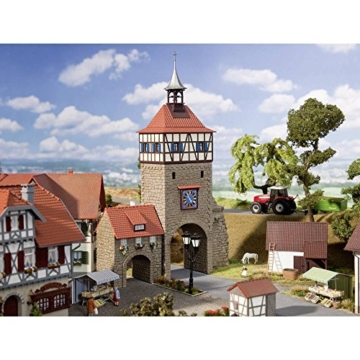 Faller 130406 H0 Stadttor mit Torhaus, Orange, Braun - 1