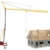 FALLER 130658 - Haus im BAU mit Kran - Spurweite H0 - 2