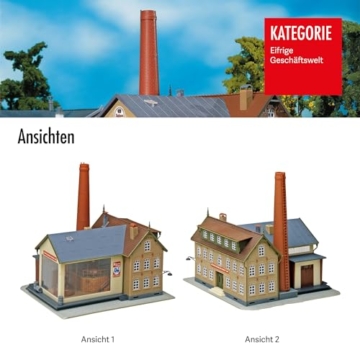 Faller 130960 H0 Brauerei, Braun, Weiß, Grau, Einheitsgröße - 5