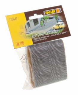 FALLER 170647 - HO-Kopfsteinpflasterfolie, 100 x 70 mm - 1