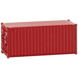 Faller 182003-20' Container, rot - Spurweite H0, 69 x 28 x 30 mm - 1