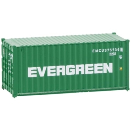 FALLER 182004-20' Container Evergreen - Spurweite H0, 69 x 28 x 30 mm - 1