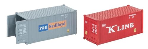 FALLER 182006-20' Container K-LINE und P&O - Spurweite H0 - 2