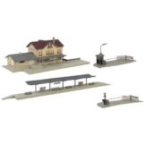 FALLER 239007 N Aktions-Set Bahnhof Dennenberg Spurweite N, 1:160 - 1