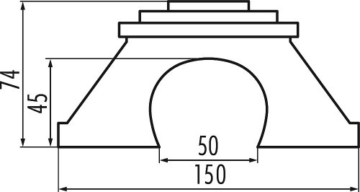 FALLER 272576 - 2 Tunnelportale 2 gleisig, (für Dampf- und Oberleitungsbetrieb), Braun - 2