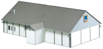 FALLER ALDI-Markt Süd/Nord Modellbausatz mit 140 Einzelteilen 266 x 184 x 86 mm I Modelleisenbahn Zubehör H0 I Modelleisenbahn H0 Berghütte - 2