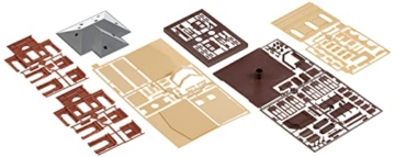 FALLER Bahnhof Bonn Modellbausatz mit 627 Einzelteilen 700 x 160 x 130 mm I Modelleisenbahn Zubehör H0 Gebäude I Modelleisenbahn H0 Bahnhof - 3