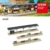 FALLER Bahnsteig Modellbausatz mit 43 Einzelteilen 584 x 37 x 41mm I Modelleisenbahn Zubehör N Gebäude I Modelleisenbahn N Bahnsteige teil-überdacht - 6