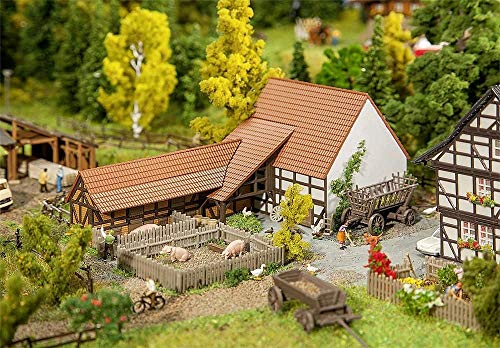 FALLER FA 232371 Landwirtschaftliches Gebäude mit Zubehör, 18.6 x 5.2 x 27.8 cm - 1