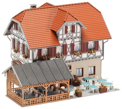 Faller FA130438 - Gasthaus Sonne mit Laube, 18.5 x 7.7 x 27.9 cm - 1