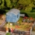 Faller FA180490 - Schrebergarten mit Bauwagen, 13.9 x 3.7 x 22.4 cm, Blau - 2