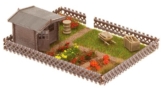 Faller FA180492 - Schrebergarten mit kleinemGartenhäuschen, 13.9 x 3.7 x 22.4 cm - 1