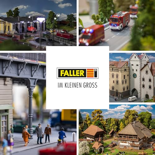 FALLER FA180614 - Wochenmarkt II Blumen- und Käsestand, Weiss/Opulenter Garten - 3