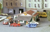 Faller FA232542 Tankstelle Modellbausatz, Zubehör, Mehrfarbig 82 x 74 x 38 mm - 1