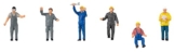 FALLER H0 Industriemechaniker und Arbeiter Bemalt, Stehend, Sitzend, Divers - 1