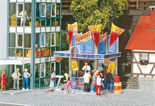 FALLER Kleinstation Zindelstein Modellbausatz mit 86 Einzelteilen 202 x 102 x 75 mm I Modelleisenbahn Zubehör H0 Gebäude I Modelleisenbahn H0 Bahnhof - 2