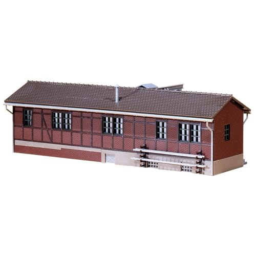 FALLER Lagerschuppen Modellbausatz mit 73 Einzelteilen 222 x 140 x 71 mm I Modelleisenbahn Zubehör H0 Gebäude I Modelleisenbahn H0 Lagerschuppen - 2