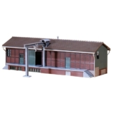 FALLER Lagerschuppen Modellbausatz mit 73 Einzelteilen 222 x 140 x 71 mm I Modelleisenbahn Zubehör H0 Gebäude I Modelleisenbahn H0 Lagerschuppen - 1