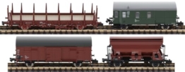 Fleischmann 6660044 N 4er-Set Güterwagen der DB - 1
