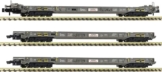 Fleischmann 6660093 N 3er-Set: Rollende Autobahn der Hupac - 1