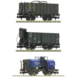 Fleischmann 809005 N 3er-Set Güterwagen der K.Bay.STS.B. - 1