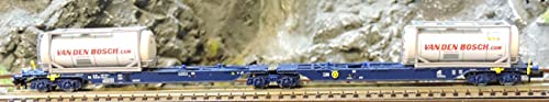 Fleischmann 825338 AAE Sggmrs Van den Bosch Double Container Wagon VI - 1