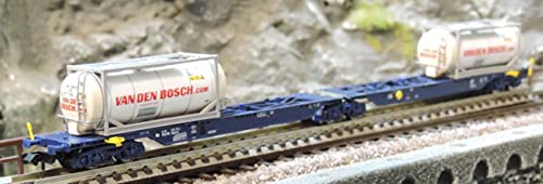 Fleischmann 825338 AAE Sggmrs Van den Bosch Double Container Wagon VI - 2