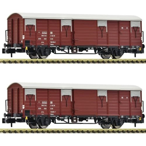 Fleischmann 826210 N 2er-Set Gedeckte Güterwagen der DR - 1
