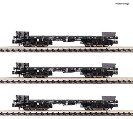 Fleischmann 826710 N 3er-Set Flachwagen der DB-AG - 1