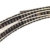 Fleischmann Handbogenweiche 9144 Li., 2Er Set - 2