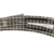Fleischmann Handbogenweiche 9144 Re., 2Er Set - 2