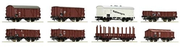 H0 RO 8ER-SET GÜTERWAGEN DER DRG - 1