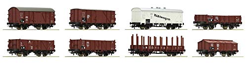 H0 RO 8ER-SET GÜTERWAGEN DER DRG - 1