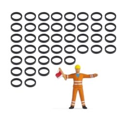 Haftreifen-Set 7154 für Märklin und Trix Lokomotiven 1:87 H0 – 50 Stück + Bonusfigur - 1