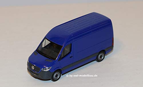Herpa 093811 MB Sprinter`18 Kasten HD, blau, Fb. - 1