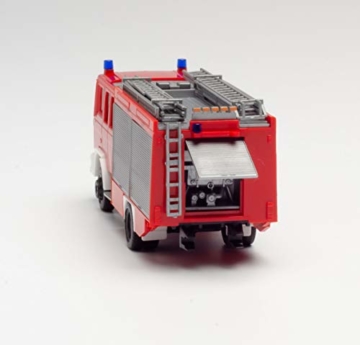 herpa 094092 – Man 90 Löschfahrzeug, LF 16 Feuerwehrauto, Cars, Rotes Miniatur Auto, Modellbau, Miniaturmodelle, Sammlerstück, Kunststoff - Maßstab 1:87 - 5
