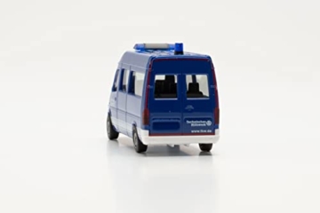 herpa 097062 Mercedes-Benz Sprinter `96 Bus HD THW Modell Auto Miniaturmodelle Kleinmodell Sammlerstück Detailgetreu, Mehrfarbig - 5