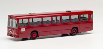 herpa 309561 – SÜ 240 Bahnbus, Deutsche Bahn, Cars, Rotes Miniatur Auto, Modellbau, Miniaturmodelle, Sammlerstück, Kunststoff - Maßstab 1:87 - 4