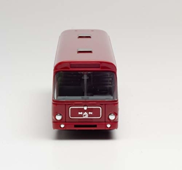 herpa 309561 – SÜ 240 Bahnbus, Deutsche Bahn, Cars, Rotes Miniatur Auto, Modellbau, Miniaturmodelle, Sammlerstück, Kunststoff - Maßstab 1:87 - 1