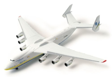 herpa 515726 – AN-225, Antonov Airlines, Wings, Modell Flugzeug, Flieger, Modellbau, Miniaturmodelle, Sammlerstück, Metall, Mehrfarbig - Maßstab 1:500 - 2