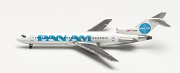 herpa 535885 Luftfahrtgeschichte Boeing 727-200-Last Pan Am Flight Modell Flugzeug Modellbau Miniaturmodelle Sammlerstück, Mehrfarbig - 2